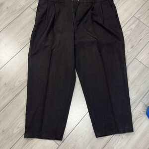 Perry Ellis Portfolio Black Professional Pleated Dress Shorts Size 42x30